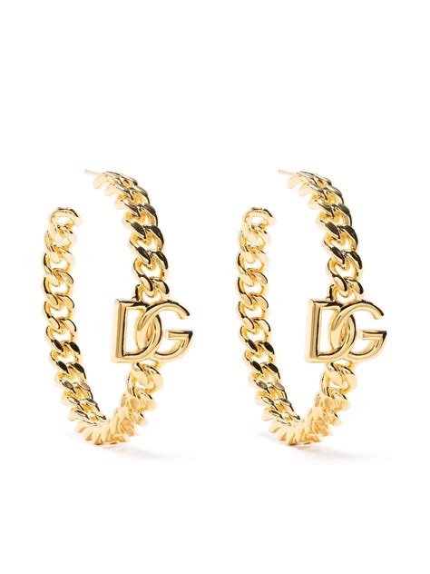 dolce gabbana earrings replica|dolce and gabbana hoop earrings.